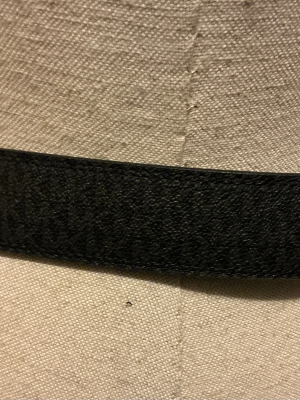 NWT: Michael Kors Black Leather Belt with Gold-tone MK Buckle